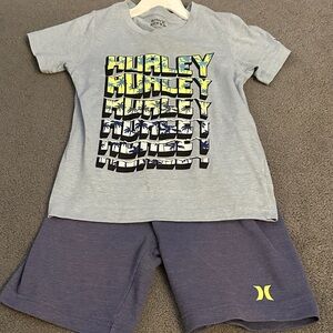 Hurley shirts and tee matching set